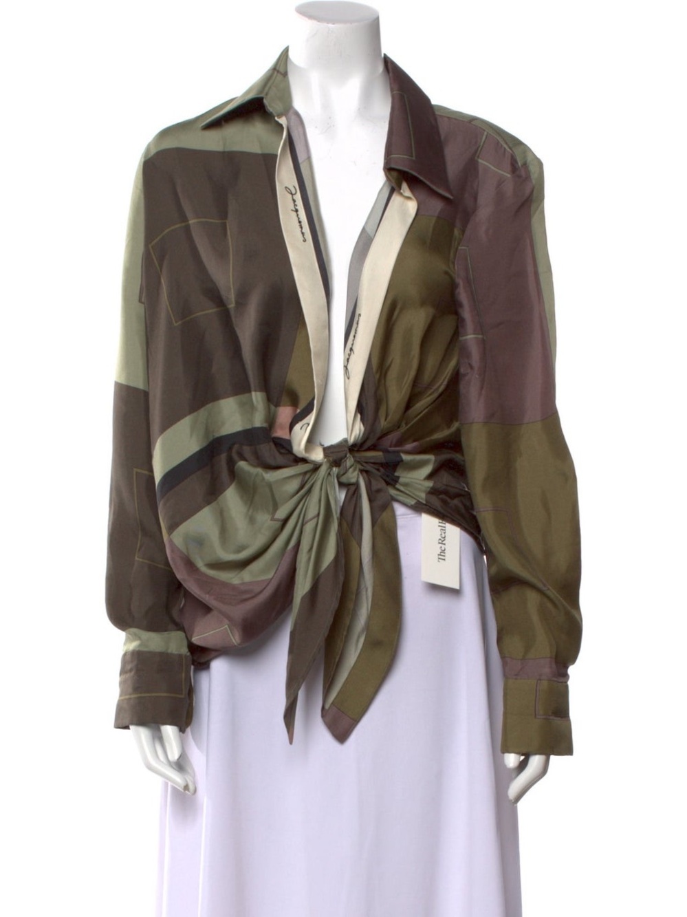 Jacquemus silk la riviera blouse sz 34/2